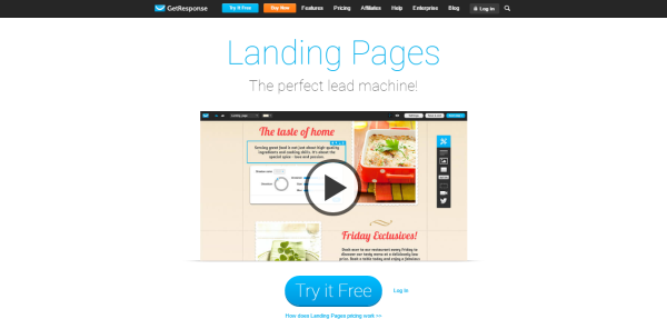Landing Pages GetResponse
