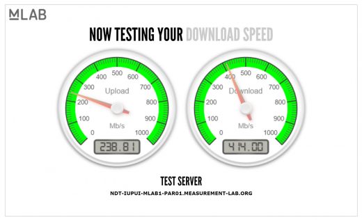Google is testing internet speeds straight from search