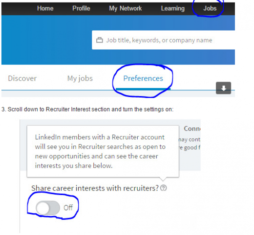 New LinkedIn Recruiting and Job Search Feature
