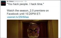 USA Network Builds Buzz For ‘Mr Robot’ Season 2 Premier, Live Social Media Leak