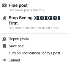 Facebook Boosted Posts Can Now Include More Text Hide or Stop Seeing Facebook Post