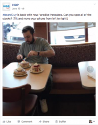 IHOP’s Pancakes on a Beach Facebook Live-stream: Brilliant or Brutal?