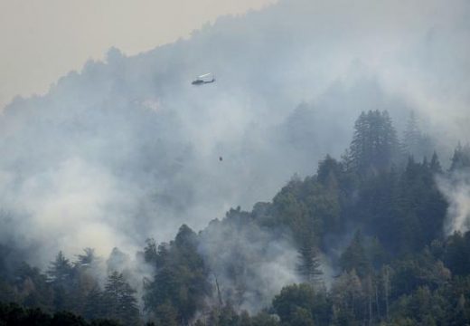 New Blaze Spreads as Firefighters Continue Battle Against Big Sur Wildfire