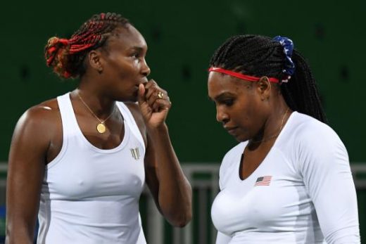 Three-Time Doubles Gold Medalists Serena and Venus Williams Lose in First Round of Olympics