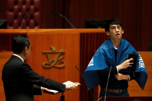 New Lawmakers Pledge Loyalty to the ‘Hong Kong Nation’