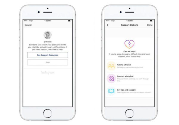 Instagram Introduces Suicide-Prevention Tools and Support Pages