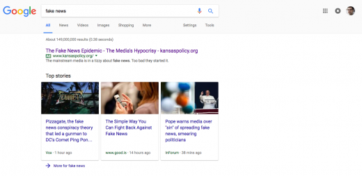 Google Scraps ‘In The News’ From Desktop Search