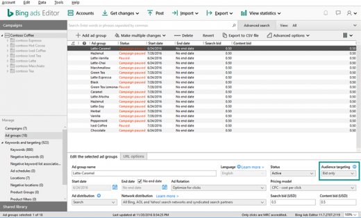 Bing Ads Editor, Shopping Campaigns Gain Remarketing