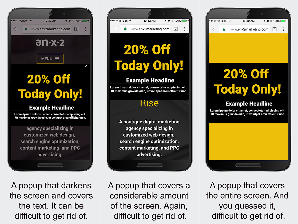Are Chat Boxes Considered Intrusive Interstitials? - intrusive interstitials penalty enx2 marketing