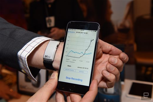 BACTrack’s new wearable told me how drunk I was at CES