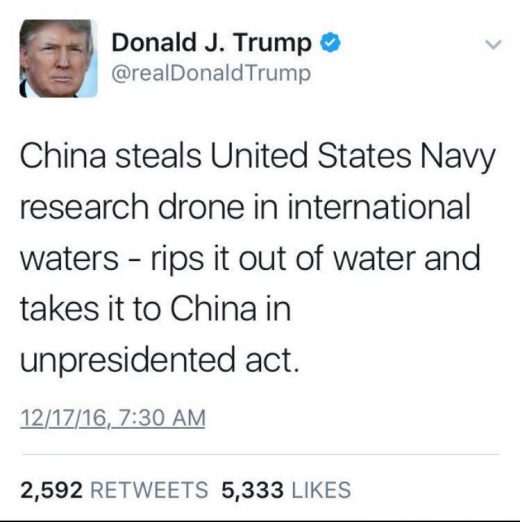China’s State Media Has Been Mocking Donald Trump’s ‘Unpresidented’ Tweet