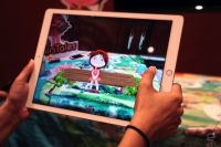 Tilt tells augmented reality stories to kids with a rug and duvet