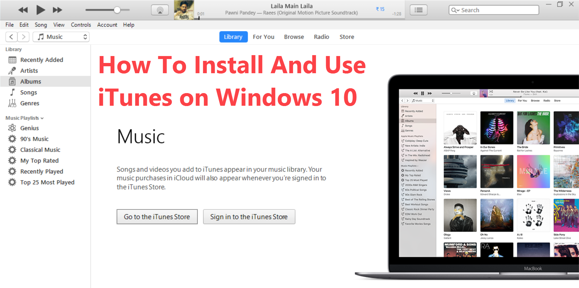 download itunes to windows 10