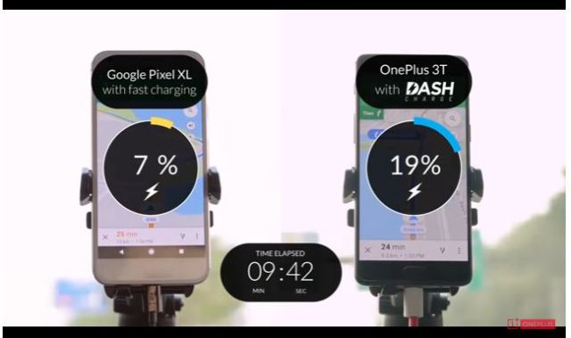 [Video] OnePlus 3T vs. Google Pixel XL Charging Test: Who Is The Winner?