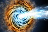 Gamma ray telescope spots ancient, intense black holes