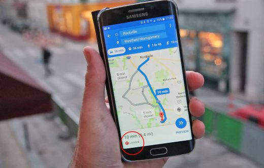 Google Maps warns you about parking woes before you leave