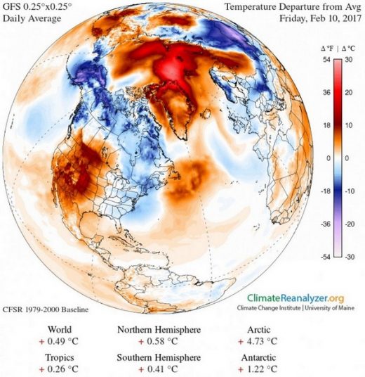 Arctic Ice Cover Sets Record Low For January As Temperatures Continue To Rise