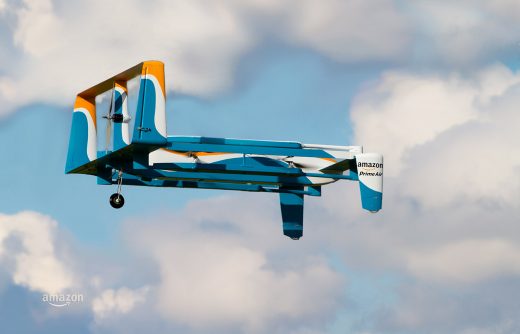 Amazon’s delivery drones could drop packages with parachutes