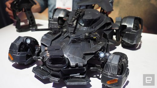 Batmobile toy uses augmented reality to show the driver’s view