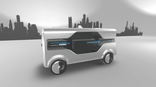 Ford concept uses drones and self-driving vans for deliveries