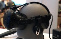 HTC’s Vive Tracker and Deluxe Audio Strap cost $100 each