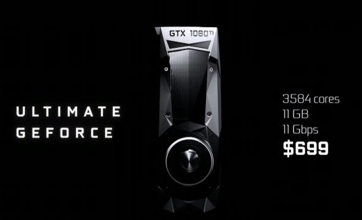 NVIDIA reveals its $700 top of the line GTX 1080 Ti