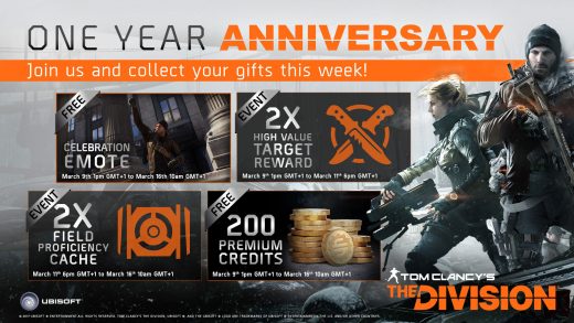 The Division Celebrates Anniversary, Free Year 2 Content Plans Revealed