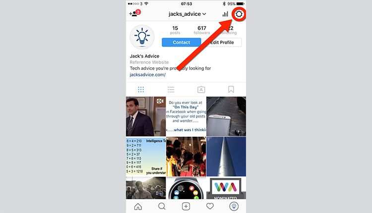 How To Delete An Instagram Account [Step-by-Step Guide]  - Step 3 Instagram app settings 