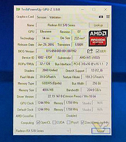 AMD Radeon RX 580 and RX 570 Polaris Rebrands Pictured | DeviceDaily.com