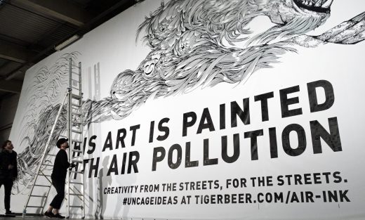 Air pollution makes surprisingly good art supplies