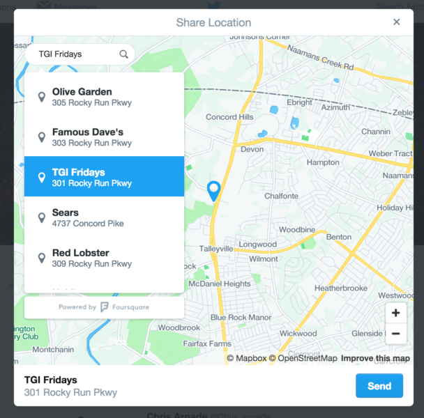 Businesses can now request customer locations within Twitter Direct Messages