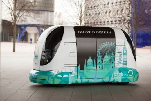 Driverless pods begin ferrying the public around Greenwich