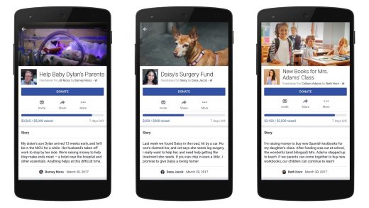 Facebook opens up donations for personal needs