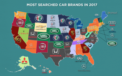 Google Searches Reveal Auto Trends