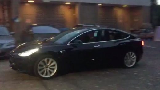 Tesla Model 3 ‘release candidate’ drives off the lot