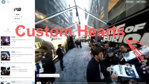 Twitter’s latest ad format turns Periscope hearts into branded ones