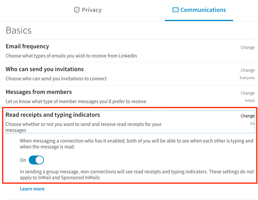 New LinkedIn Messaging Feature: Read Receipts