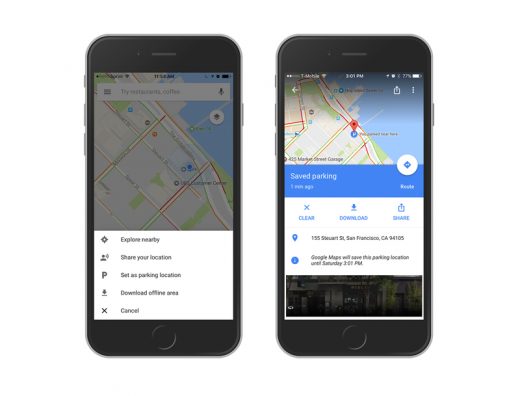 Google Maps can remember where you parked on Android and iOS
