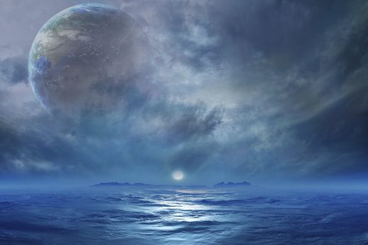 Most habitable planets may be completely covered in water