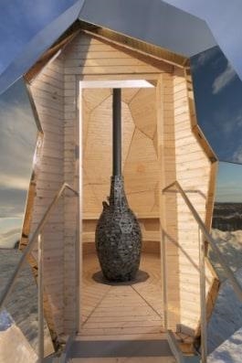 Now You Can Sauna In A Giant Golden Egg In Sweden's Northernmost Town | DeviceDaily.com