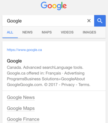 Google is testing variations of black links in search results - blue url