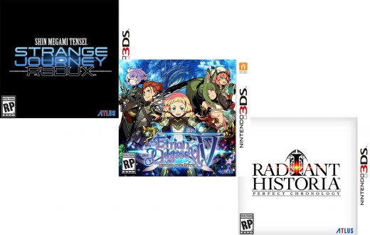 Atlus is bringing three great JRPGs to North America for the 3DS