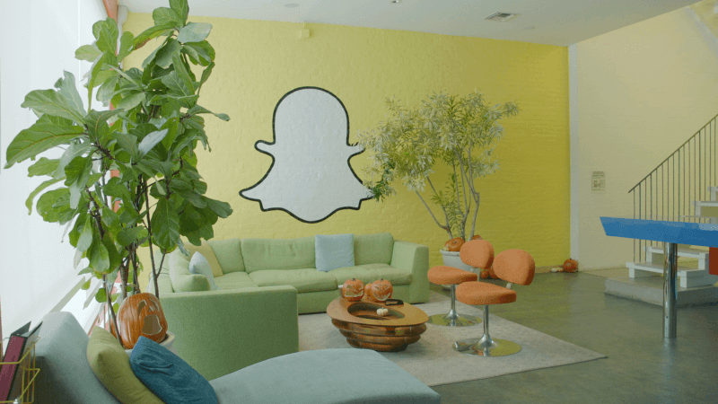 The interior of Snapchat's headquarters in Venice, California.