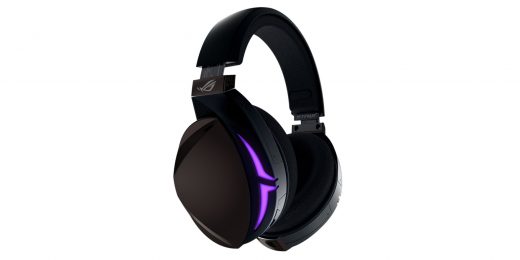 The colorful Strix Fusion headset can blink in sync with others