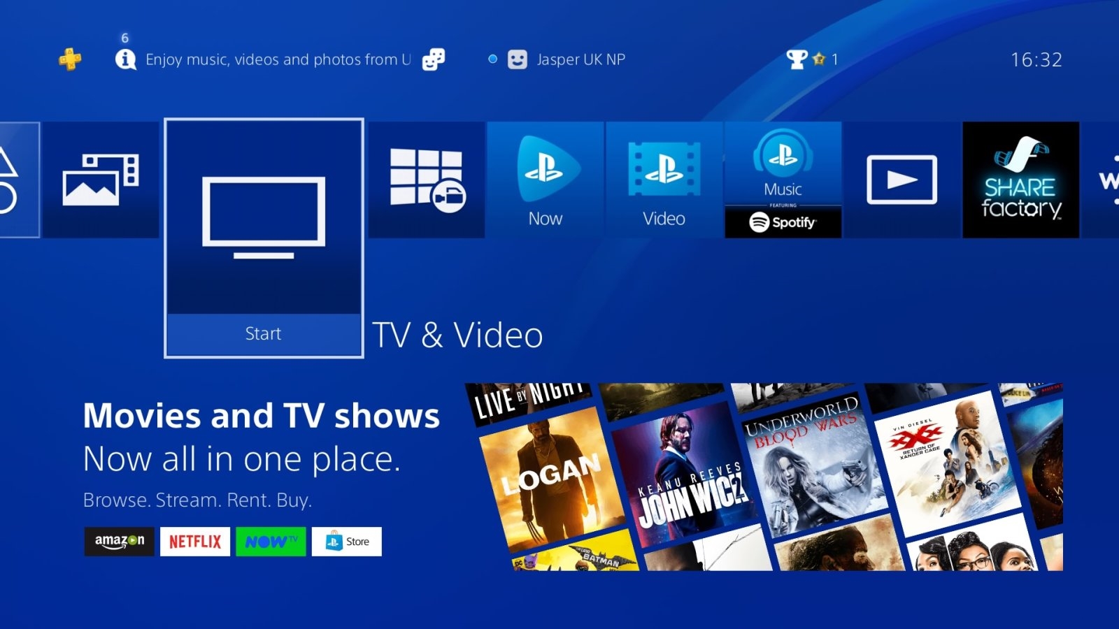 Redesigned PS4 media hub showcases the best streaming videos | DeviceDaily.com