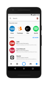 Facebook’s Messenger officially debuts Discover tab to highlight chatbots, businesses