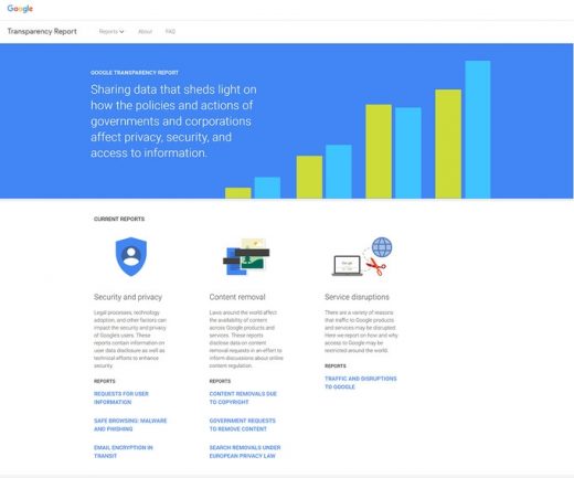 Google makes its government snooping reports clearer