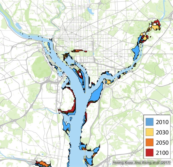 This Map Shows Which Parts Of The U.S. Will Suffer Most From Climate Change | DeviceDaily.com