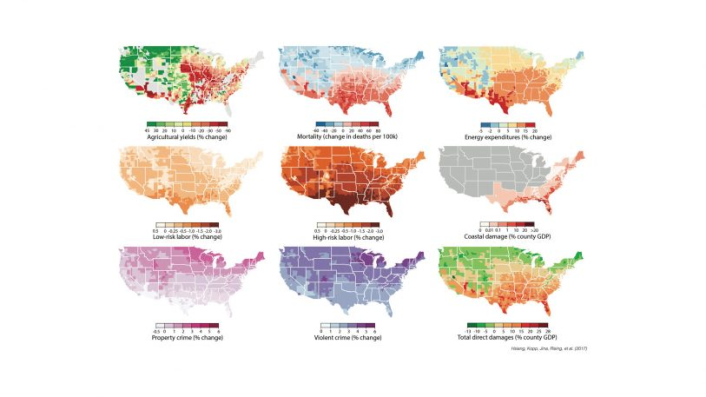 This Map Shows Which Parts Of The U.S. Will Suffer Most From Climate Change | DeviceDaily.com