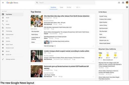 Google News Gets Redesign That Offers Different Perspectives
